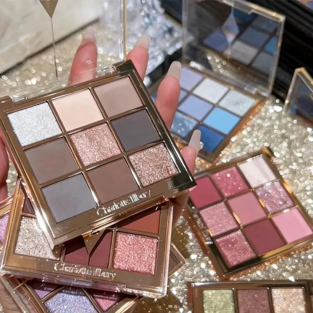 Charlotte Tilbury Eyeshadow Palette Satin-matte, Shimmer and Metallic Finishes Easy-to-use 9-shade CT 2026 Trending Eye Looks