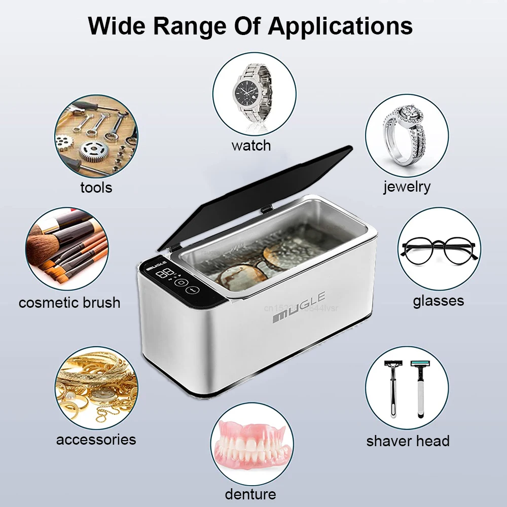 Ultrasonic Cleaner Ultrasound Glasses Jewelry Cleaner High Frequency Ultrasound Cleaning Bath Ultrasonic Glasses Washing Machine
