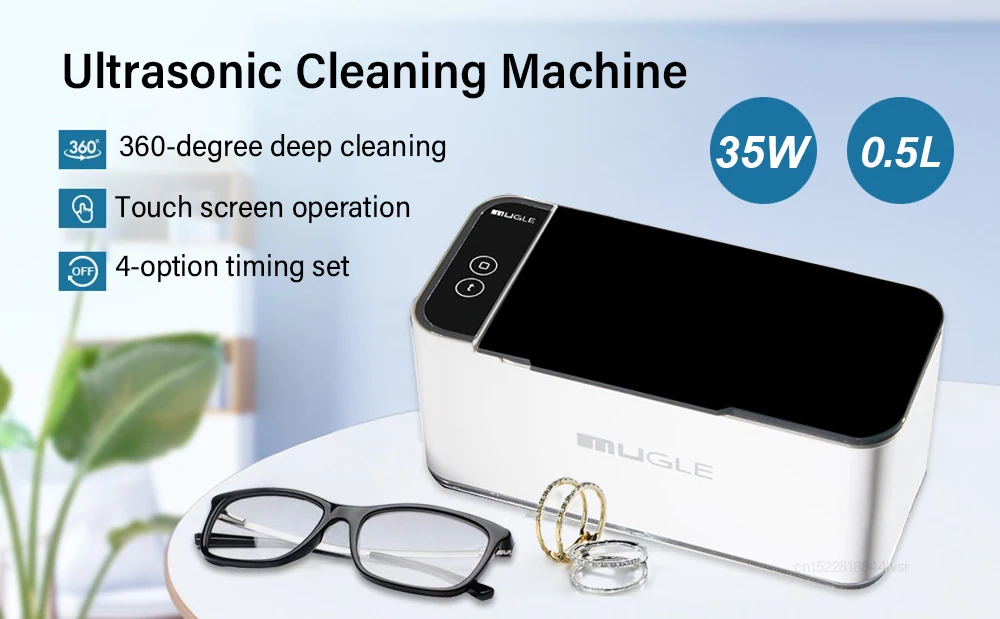 Ultrasonic Cleaner Ultrasound Glasses Jewelry Cleaner High Frequency Ultrasound Cleaning Bath Ultrasonic Glasses Washing Machine