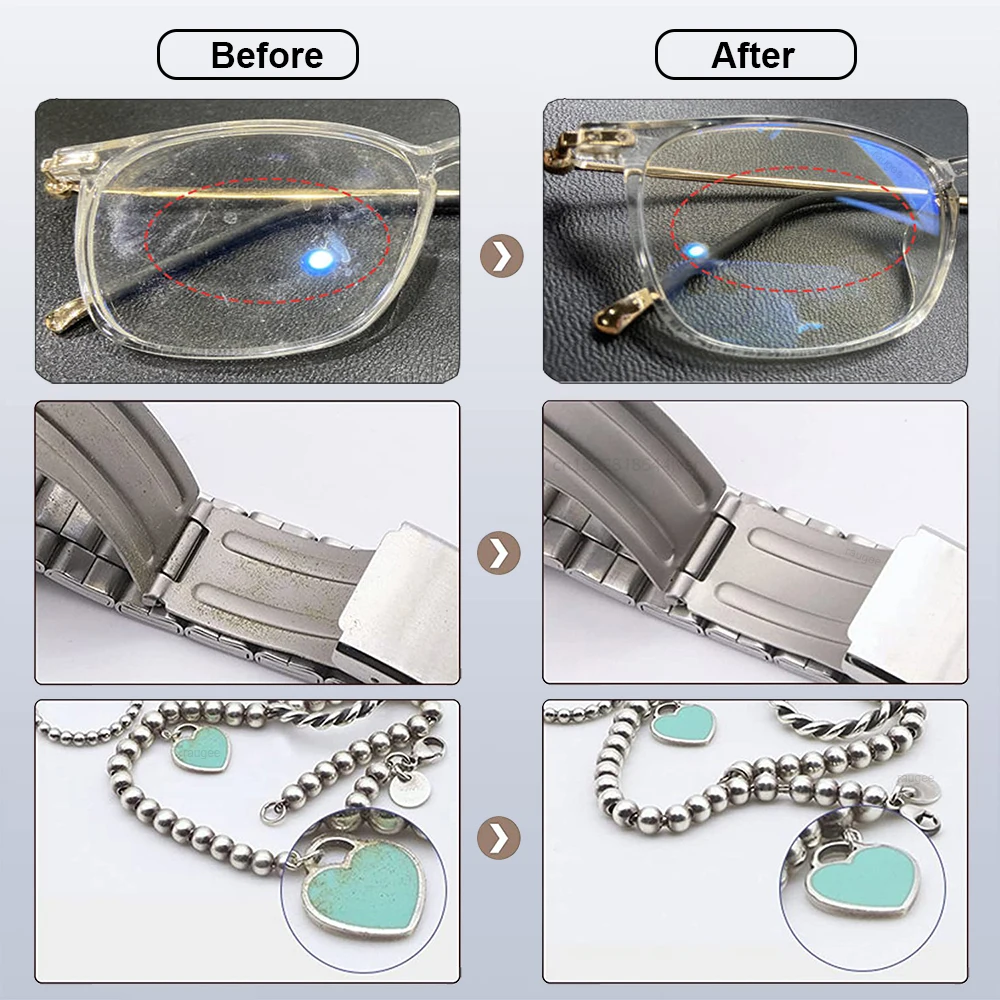 Ultrasonic Cleaner Ultrasound Glasses Jewelry Cleaner High Frequency Ultrasound Cleaning Bath Ultrasonic Glasses Washing Machine