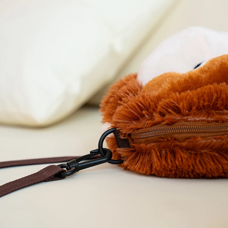 60cm Cute Orangutan Plush Toy Lifelike Stuffed Animals Cartoon Monkey Gorilla Soft Doll Bag Birthday Gift Room Decor