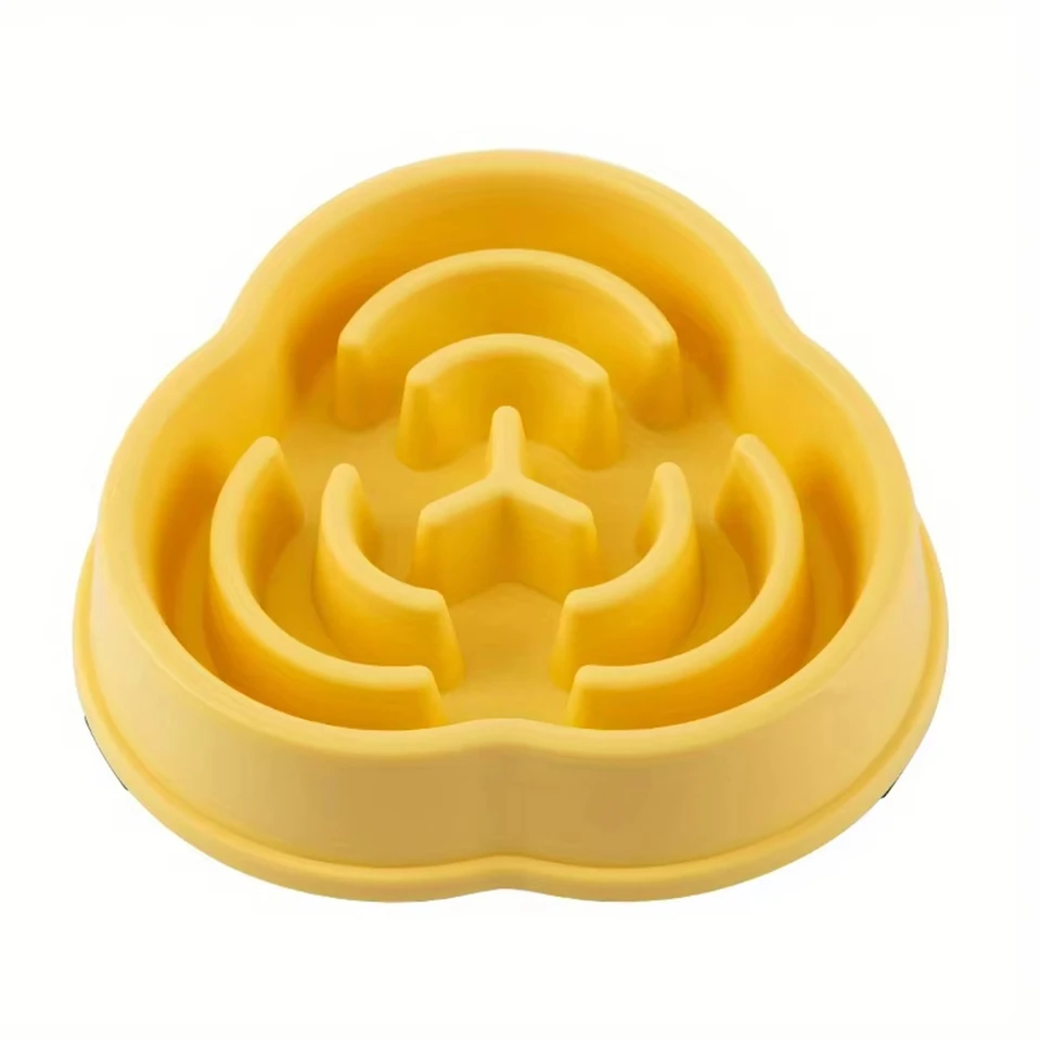 Pets Slow Food Bowl Anti Choking Dog Bowl Dog Bowl Anti Overturning Pet Food Supplies and Feeding Device for Pet Eating Supplies