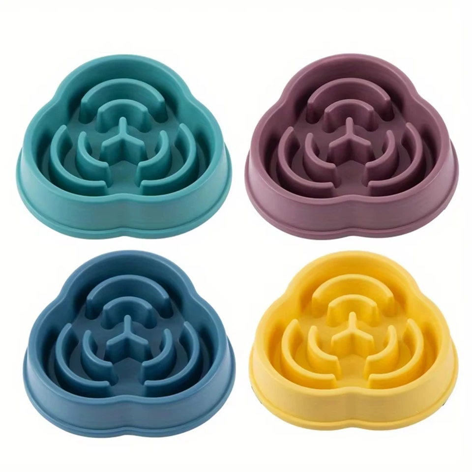 Pets Slow Food Bowl Anti Choking Dog Bowl Dog Bowl Anti Overturning Pet Food Supplies and Feeding Device for Pet Eating Supplies