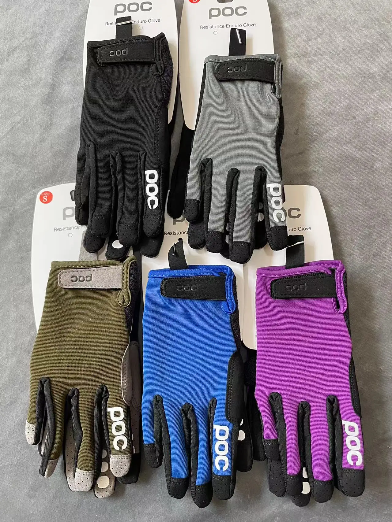 P0C 15 Colour DH MX Bike Long Finger All-Season Model Wearable and Comfortable Riding Gloves Universal