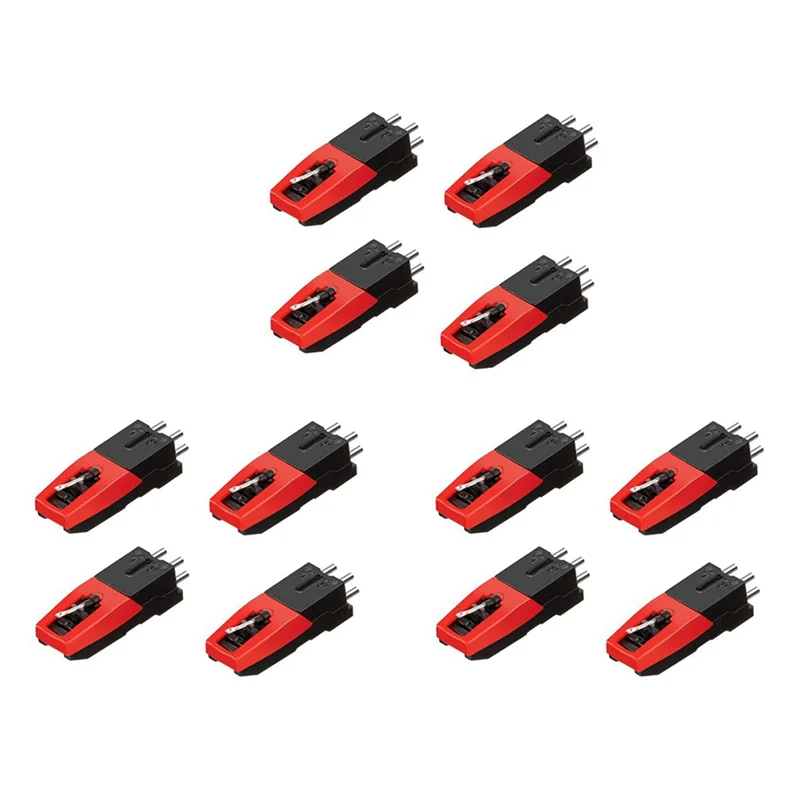 A73E-For LP Phonograph Record Player Special Stylus Needle Replacement 12 Pcs Turntable Stylus Needles