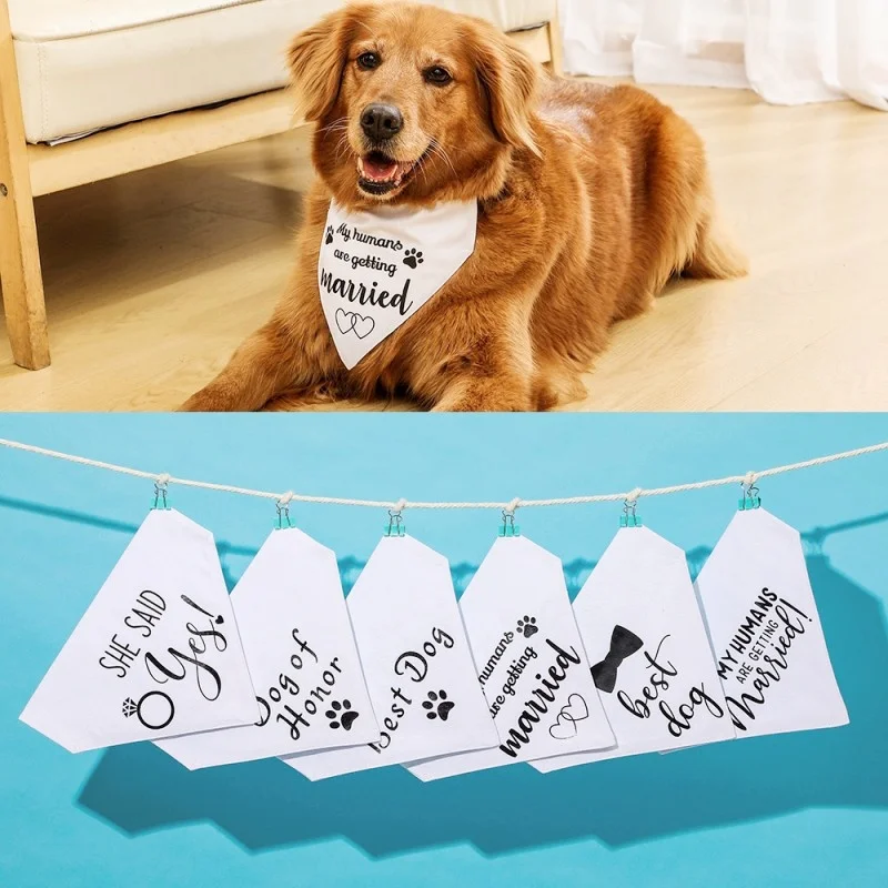 Solid Dog Saliva Towel Fashion Dog Bandanas Adjustable Puppy Triangle Cotton Cat Neckerchief Pet Collars Chihuahua Pet Supplies