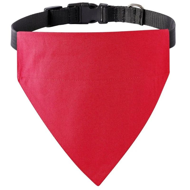 Solid Dog Saliva Towel Fashion Dog Bandanas Adjustable Puppy Triangle Cotton Cat Neckerchief Pet Collars Chihuahua Pet Supplies
