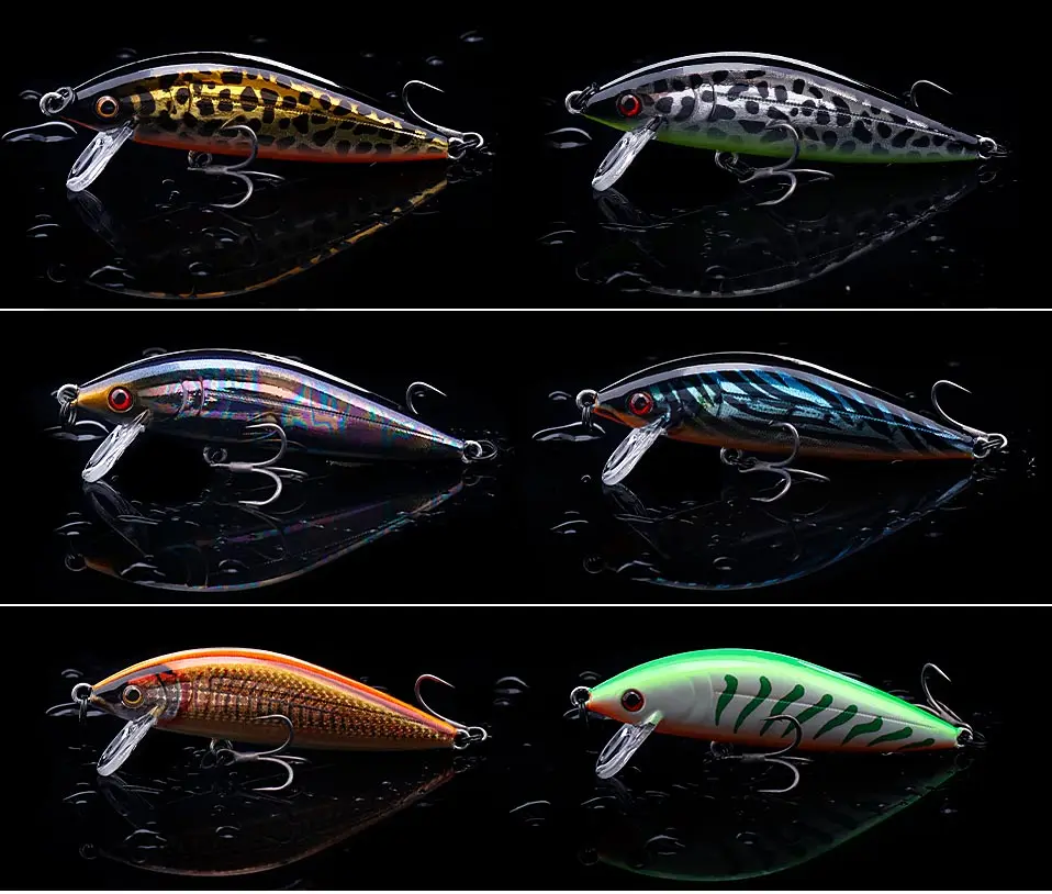 VTAVTA Sinking Minnow Jerkbait Wobbler 7cm 10g Trout Saltwater Artificial Hard Bait Swimbait Carp Pesca Pike Fishing Lure Tackle