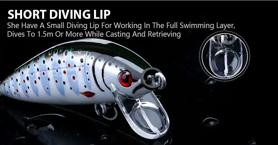 VTAVTA Sinking Minnow Jerkbait Wobbler 7cm 10g Trout Saltwater Artificial Hard Bait Swimbait Carp Pesca Pike Fishing Lure Tackle