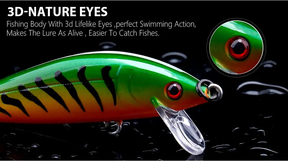 VTAVTA Sinking Minnow Jerkbait Wobbler 7cm 10g Trout Saltwater Artificial Hard Bait Swimbait Carp Pesca Pike Fishing Lure Tackle