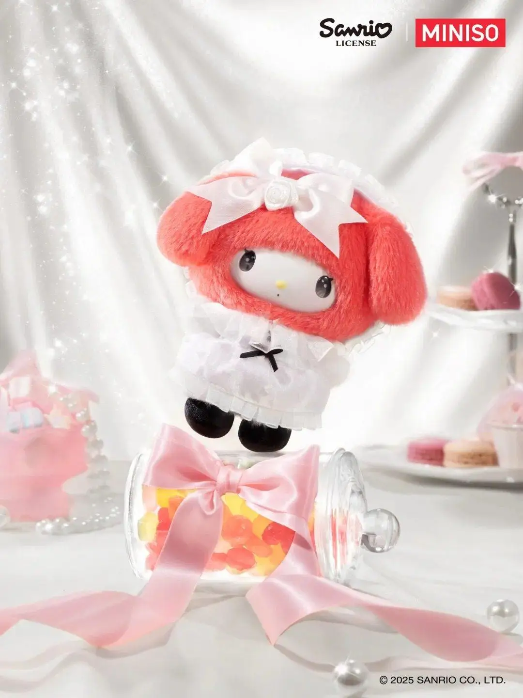 Genuine Sanrio Rose Garden Dream Vinyl Plush Blind Boxes Cute Figure Dolls Mystery box Pendant Decor Toys Birthday Gift for Girl