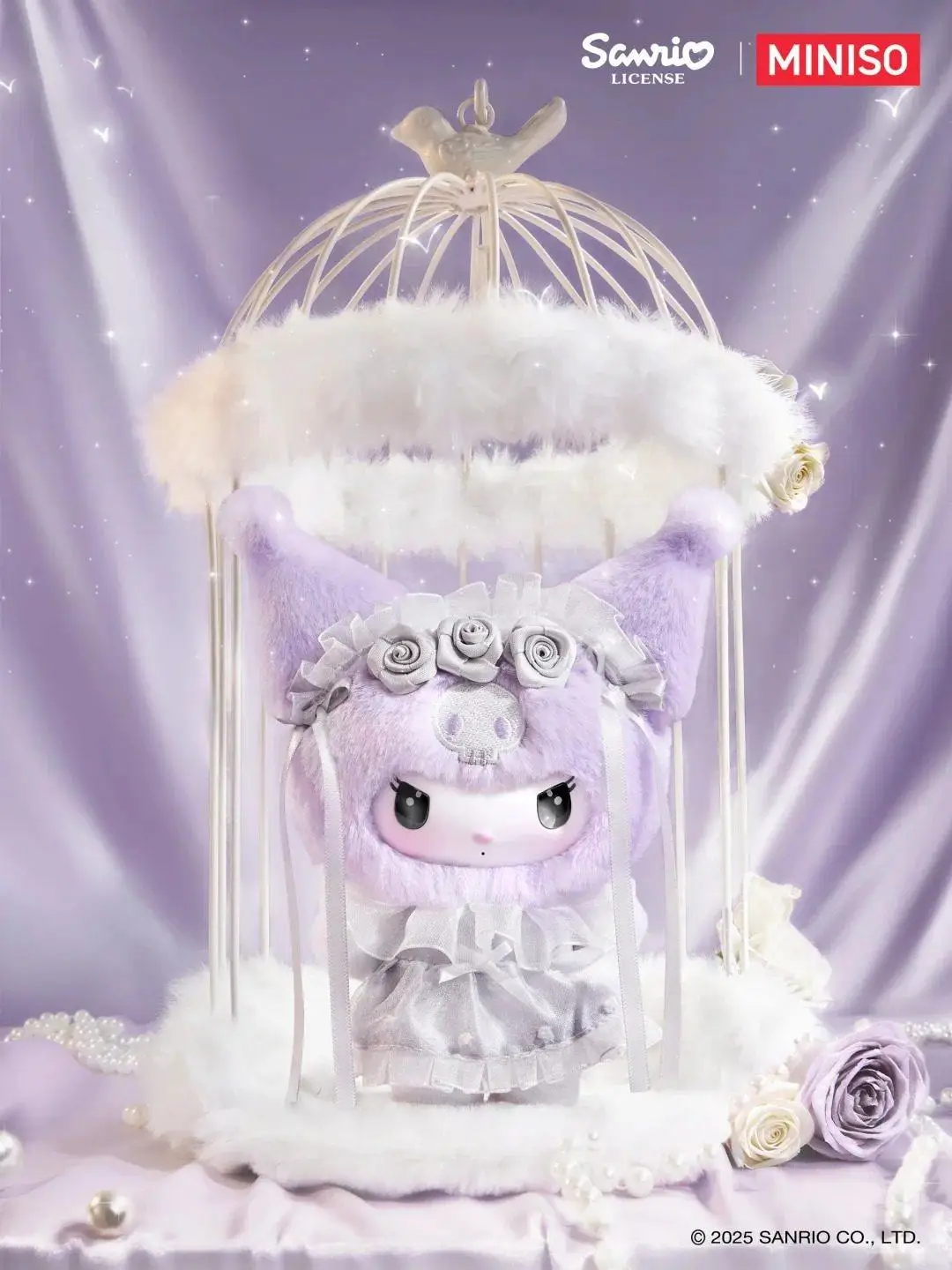 Genuine Sanrio Rose Garden Dream Vinyl Plush Blind Boxes Cute Figure Dolls Mystery box Pendant Decor Toys Birthday Gift for Girl