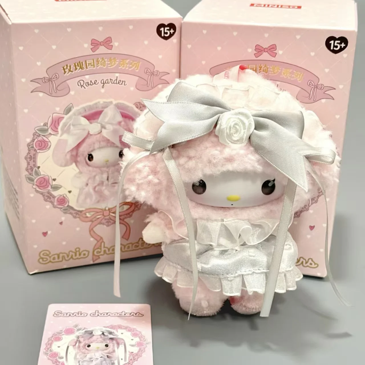 Genuine Sanrio Rose Garden Dream Vinyl Plush Blind Boxes Cute Figure Dolls Mystery box Pendant Decor Toys Birthday Gift for Girl