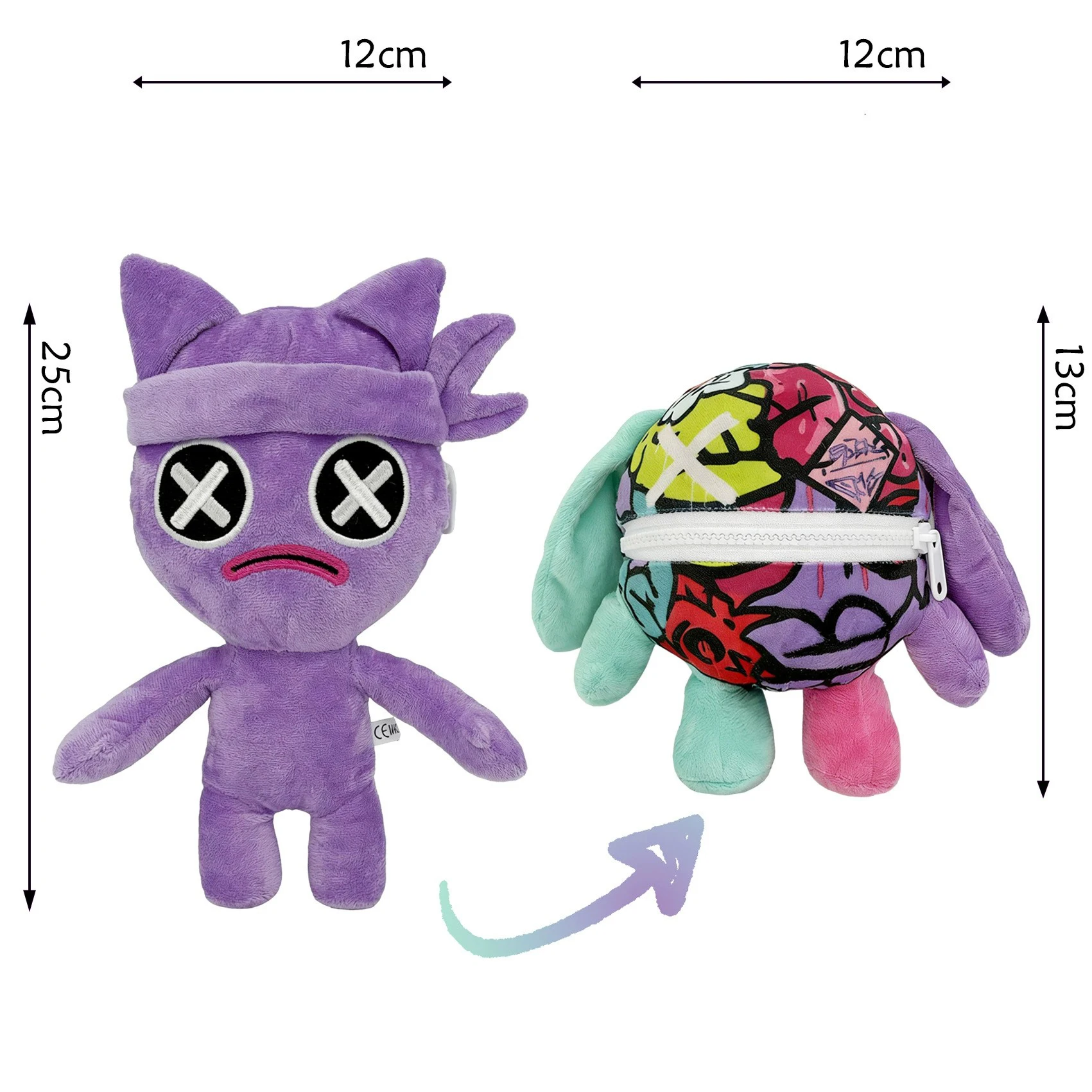 20-40cm Game Poppy Playtimes Series Stuffed Toy Cute Cartoon Character Creativity Skin Friendly and Soft Plush Toy Gift