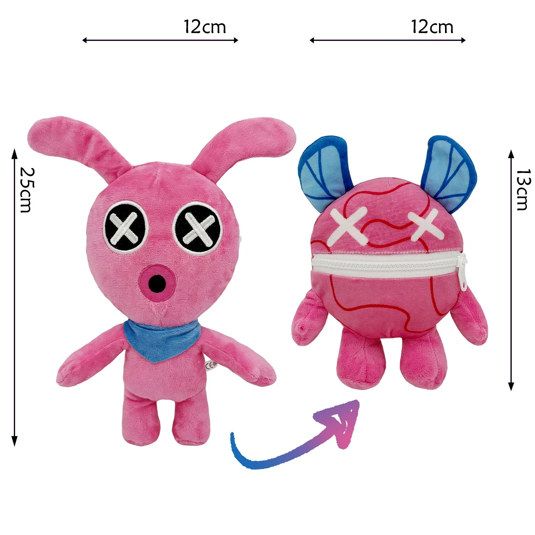 20-40cm Game Poppy Playtimes Series Stuffed Toy Cute Cartoon Character Creativity Skin Friendly and Soft Plush Toy Gift