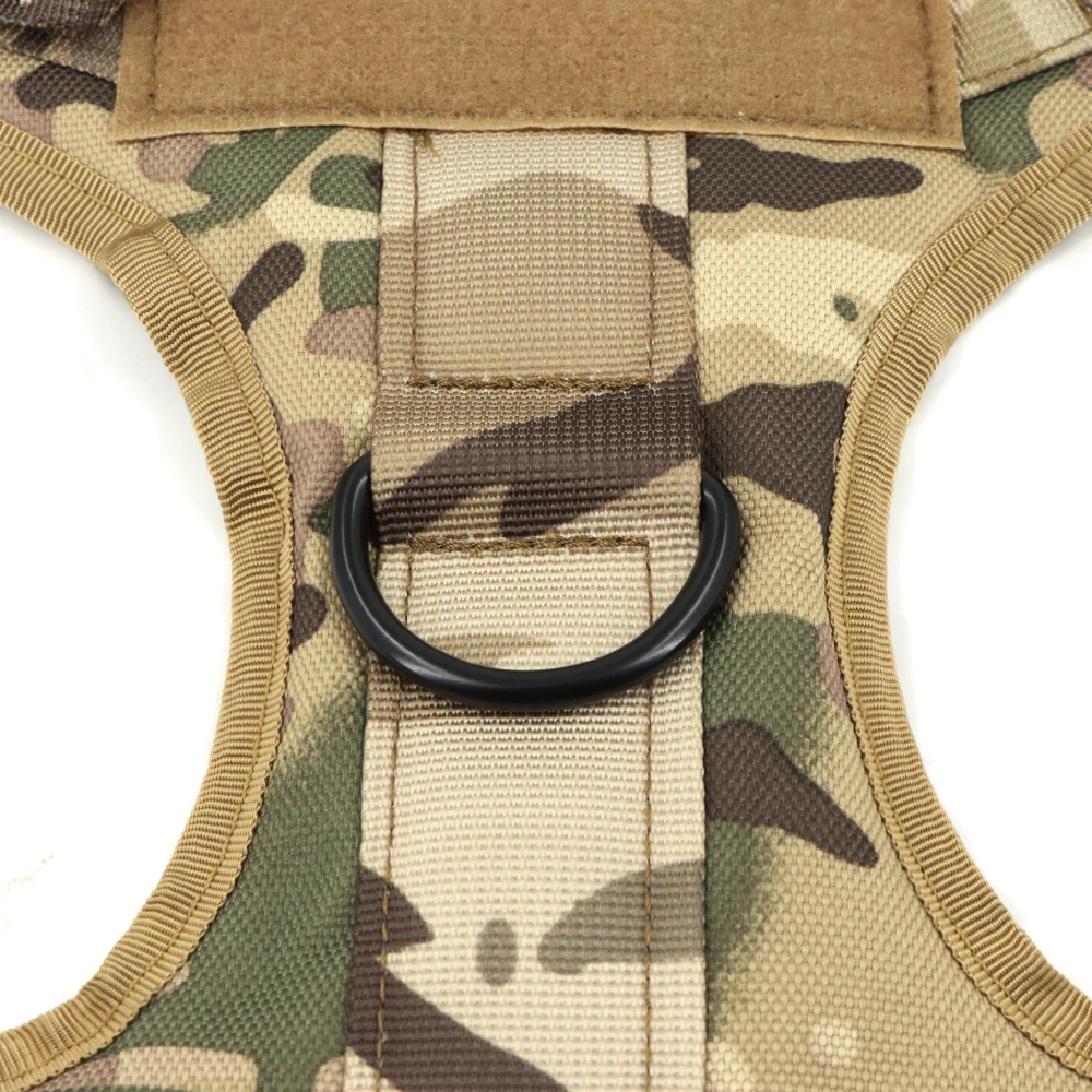 Military Large Dogs Harness Leash Molle Pouches Pet Golden Retriever Training Vest Tactical Harnesses For Dog Accessories