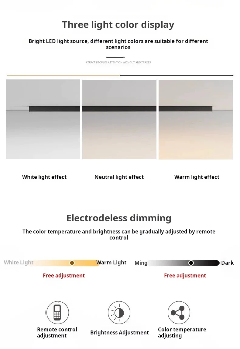 Modern Minimalist, Bar Shaped, Balcony, Bedroom, Living Room, Foyer, Bedside, Ceiling Light, Eye Protection LED Home Decoration