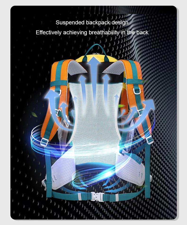 30L Hiking Backpack for Men Women Lightweight Travel Camping Backpacks with Rain Cover Trekking Climbing Bag