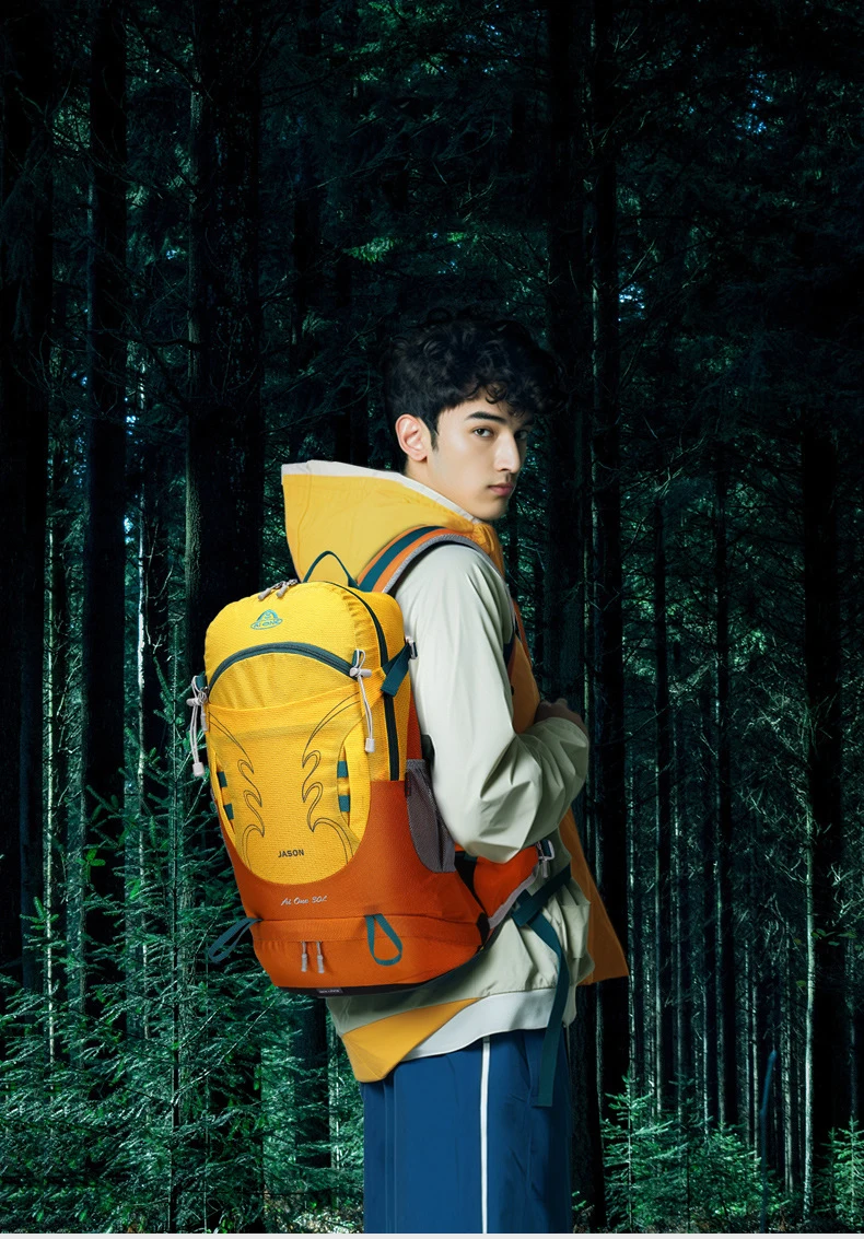 30L Hiking Backpack for Men Women Lightweight Travel Camping Backpacks with Rain Cover Trekking Climbing Bag
