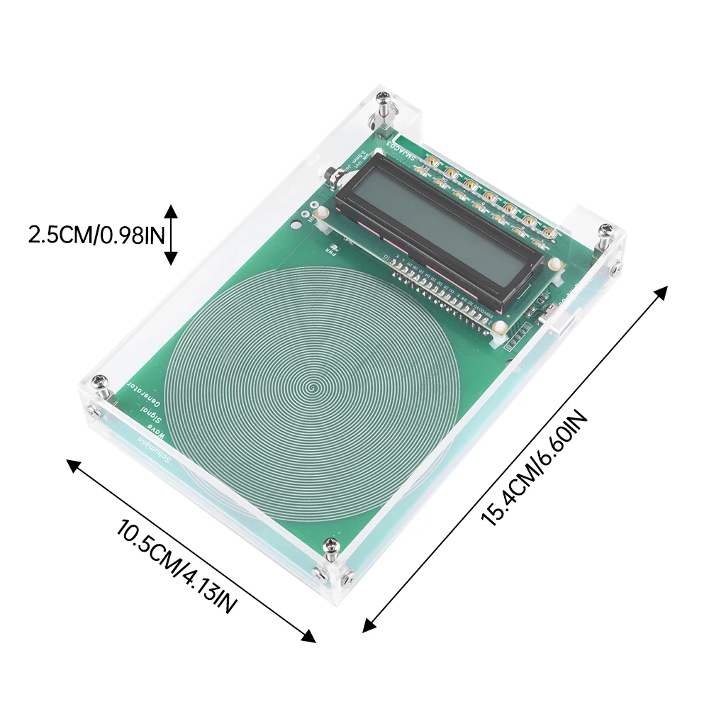 Adjustable 0.1Hz-100000Hz 7.83HZ Schumann Resonance Ultra-low Frequency Pulse Wave Generator Audio Resonator DC 5V