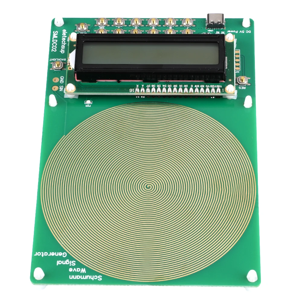Adjustable 0.1Hz-100000Hz 7.83HZ Schumann Resonance Ultra-low Frequency Pulse Wave Generator Audio Resonator DC 5V