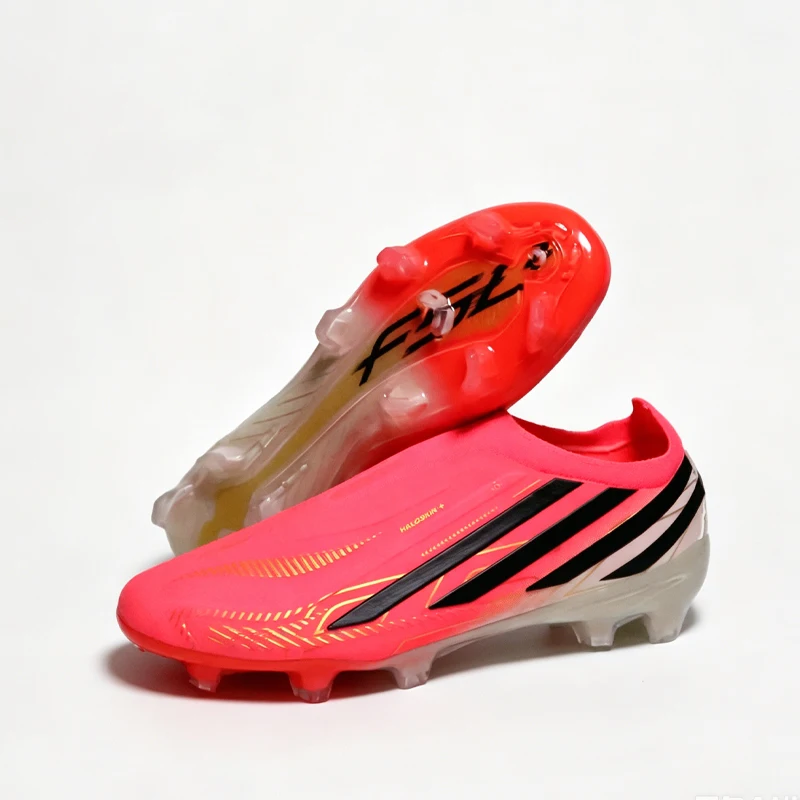 T477 Without-lace Premium Quality Mens Soccer Shoes TF/FG Training Football Sneakers Turf Soccer Cleats Chuteira Campo 35-45