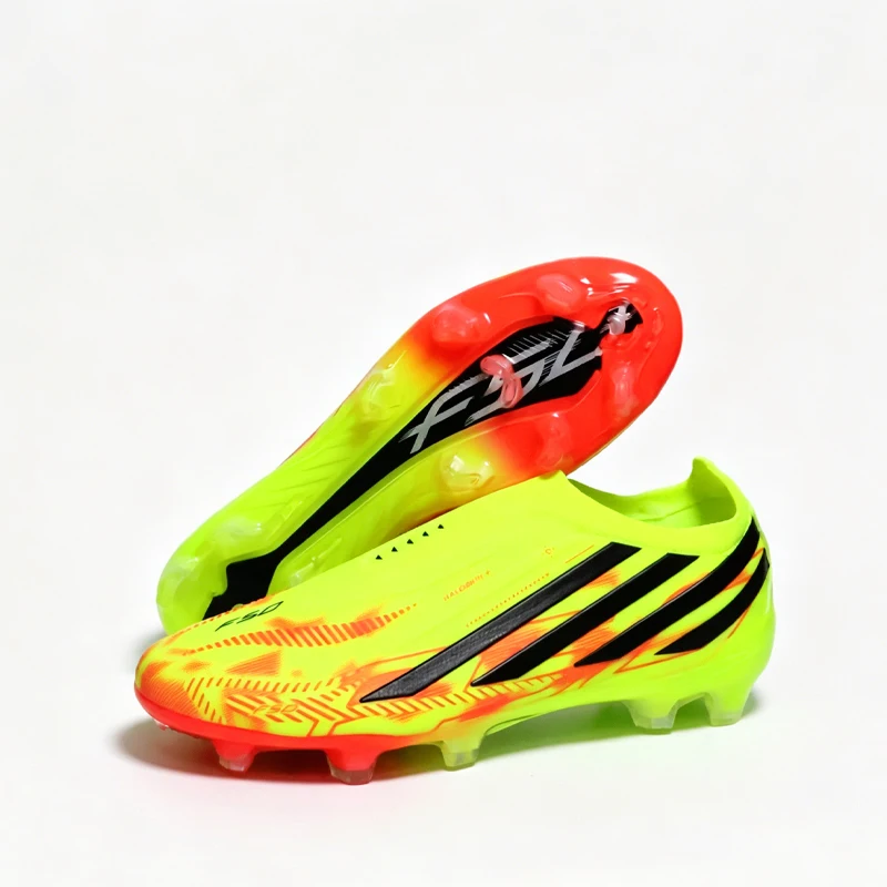 T477 Without-lace Premium Quality Mens Soccer Shoes TF/FG Training Football Sneakers Turf Soccer Cleats Chuteira Campo 35-45