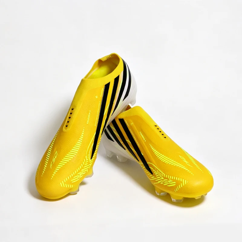 T477 Without-lace Premium Quality Mens Soccer Shoes TF/FG Training Football Sneakers Turf Soccer Cleats Chuteira Campo 35-45