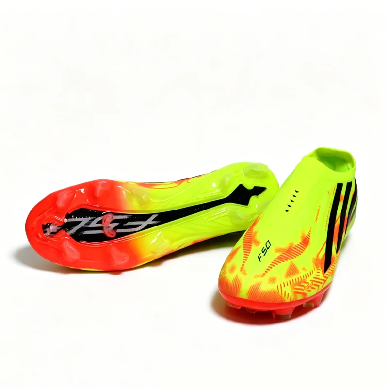 T477 Without-lace Premium Quality Mens Soccer Shoes TF/FG Training Football Sneakers Turf Soccer Cleats Chuteira Campo 35-45