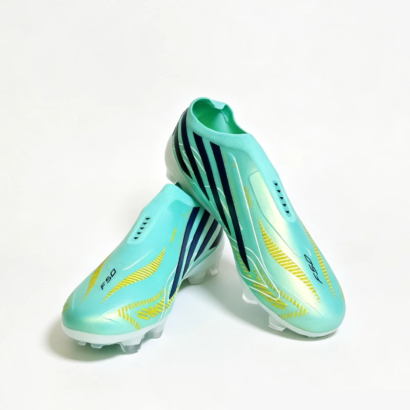 T477 Without-lace Premium Quality Mens Soccer Shoes TF/FG Training Football Sneakers Turf Soccer Cleats Chuteira Campo 35-45