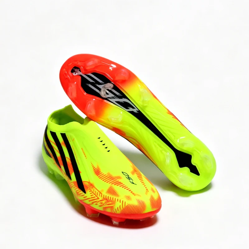 T477 Without-lace Premium Quality Mens Soccer Shoes TF/FG Training Football Sneakers Turf Soccer Cleats Chuteira Campo 35-45