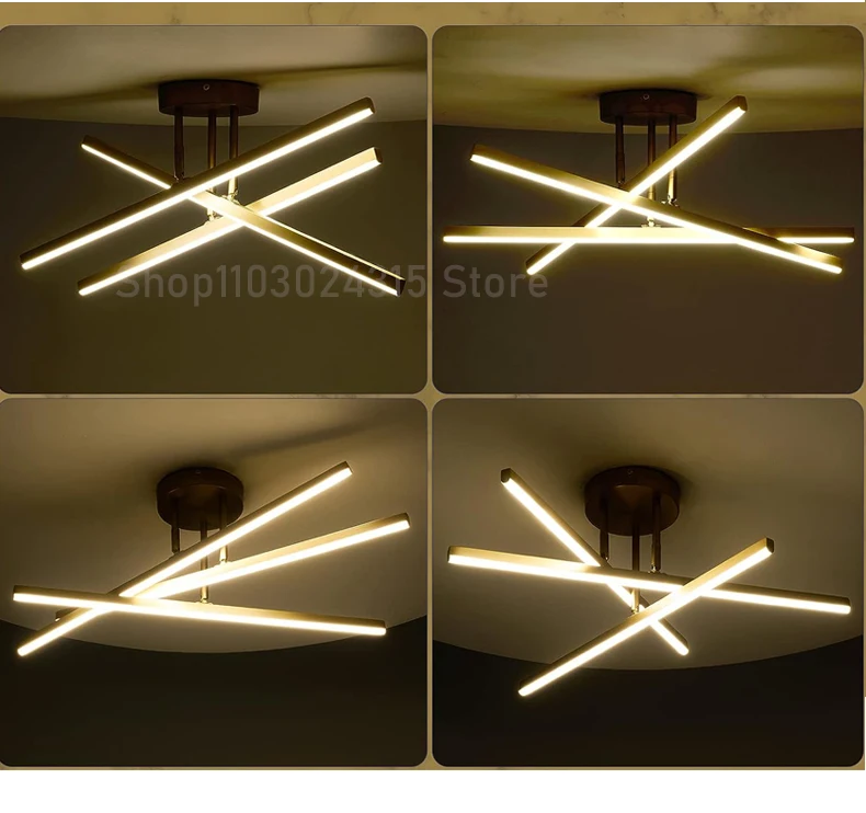 2026new ceiling lamp Nordic modern LED lamp living room dining room bedroom lights ceiling chandelier