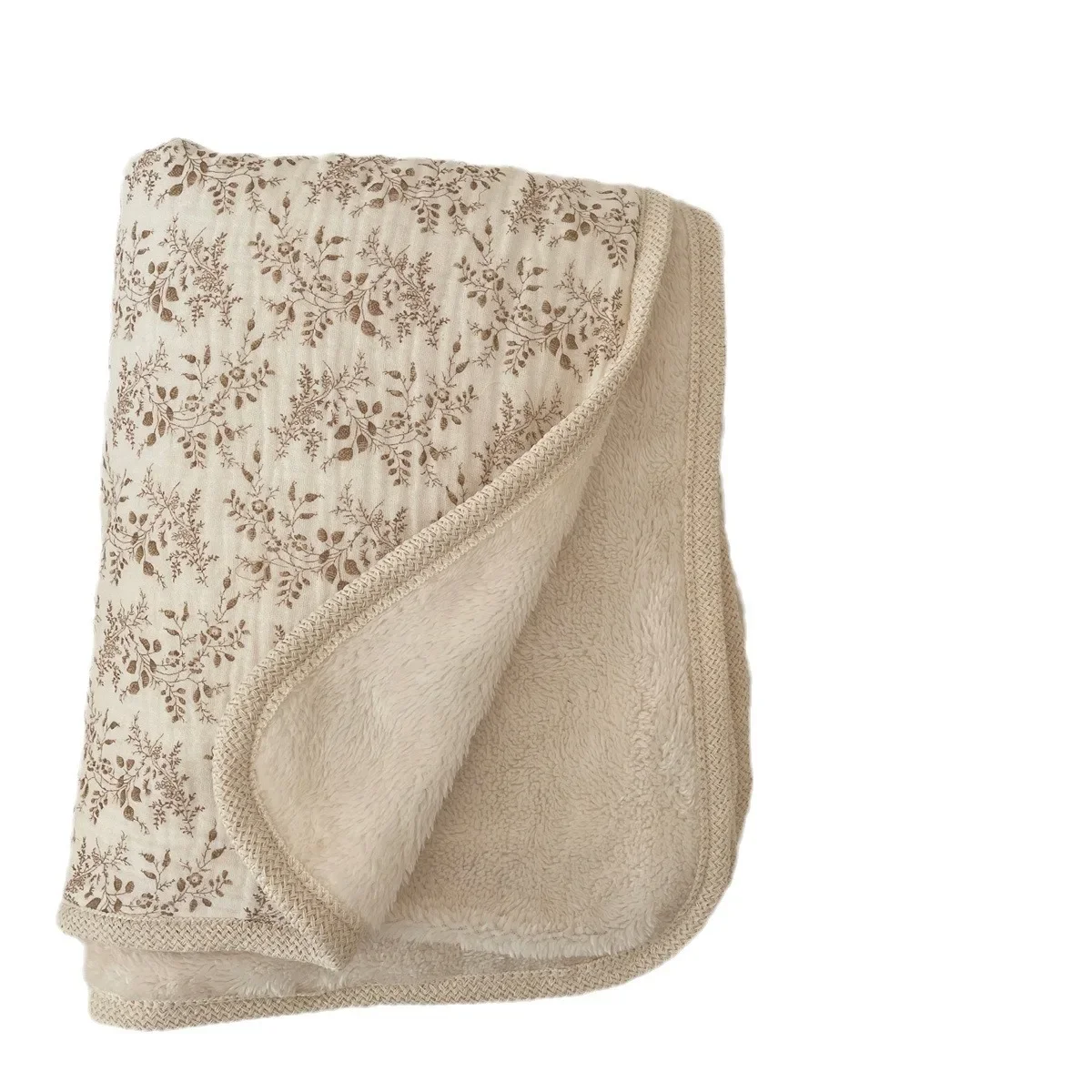 Winter Baby Blanket for Newborn Fleece Cotton Muslin Swaddle Bedding Velvet Stroller Cover New Born Kids Blanket Mother Kids