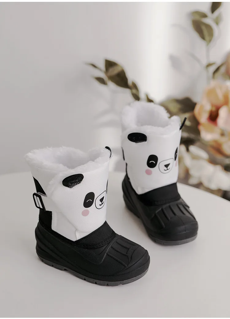 Girls Unicorn Snow Boots Waterproof Slip Resistant Cold Weather Shoes Brand Boy Girls Rubber Boots for Kids Fashion Sneakers