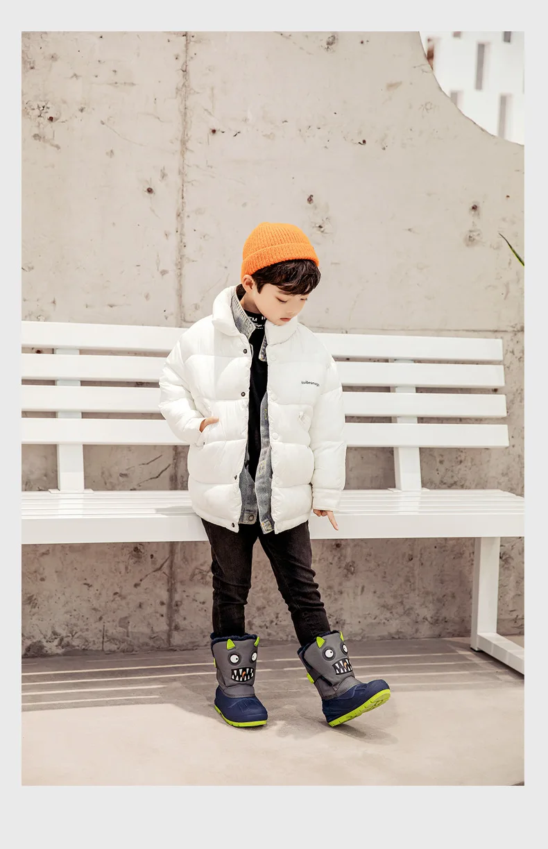 Girls Unicorn Snow Boots Waterproof Slip Resistant Cold Weather Shoes Brand Boy Girls Rubber Boots for Kids Fashion Sneakers