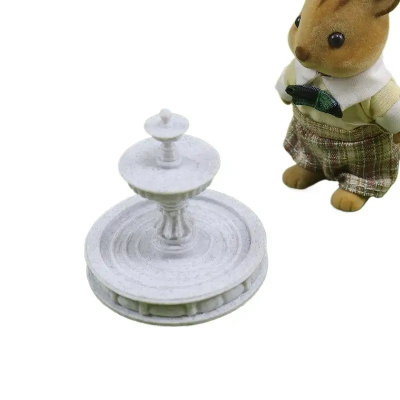 1 Piece European Outdoor Dollhouse Fountain Decor Circulating Water Villa Garden Courtyard Landscaping Flowing Water Ornament