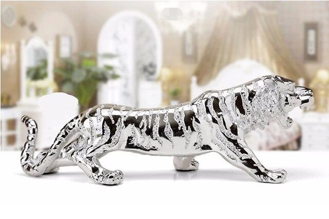 Resin Tiger Chinese Zodiac Tiger Home Decorations Natural Resin Making Birthday Gifts and Christmas Gifts Wedding decoration