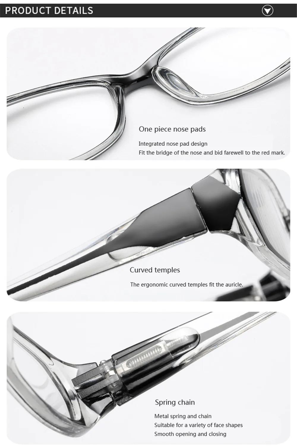 Retro Anti Blue Ray Reading Glasses Ladies Fashion Presbyopia Eyeglasses Women Computer Prescription Eyewear with +1.5 +2
