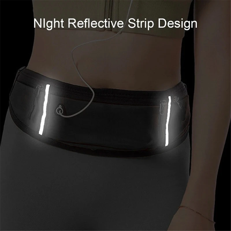 Professional Running Waist Bag Sports Belt Pouch Mobile Phone Case Men Women Hidden Pouch Gym SportsBags Running Belt Waist Pack