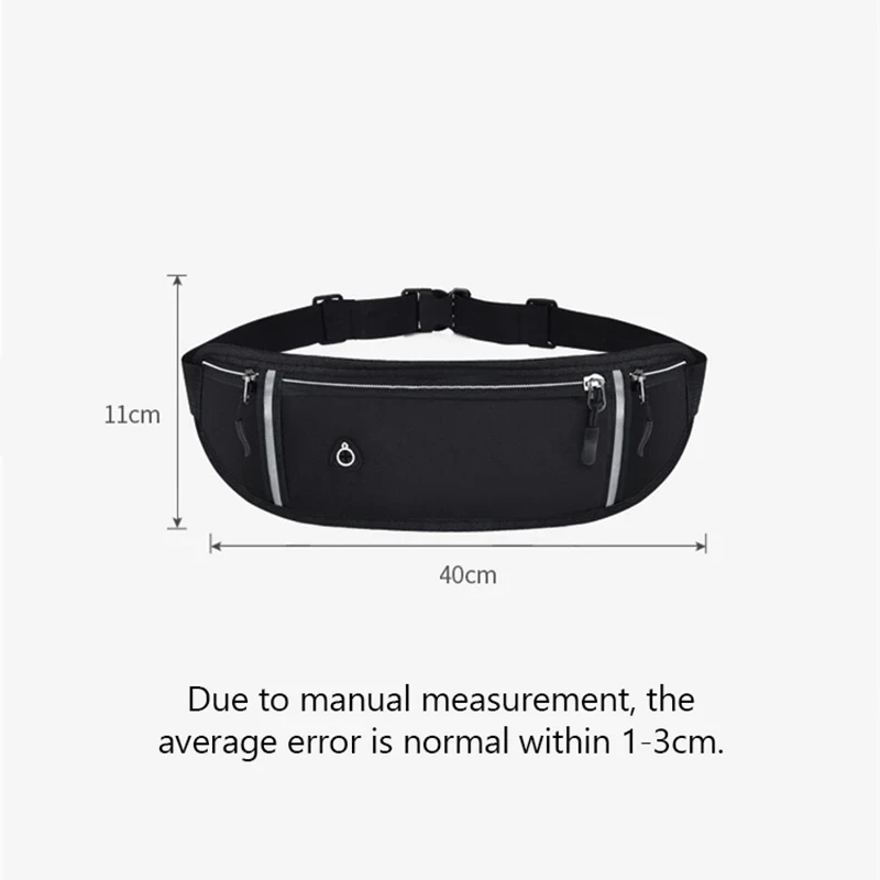 Professional Running Waist Bag Sports Belt Pouch Mobile Phone Case Men Women Hidden Pouch Gym SportsBags Running Belt Waist Pack