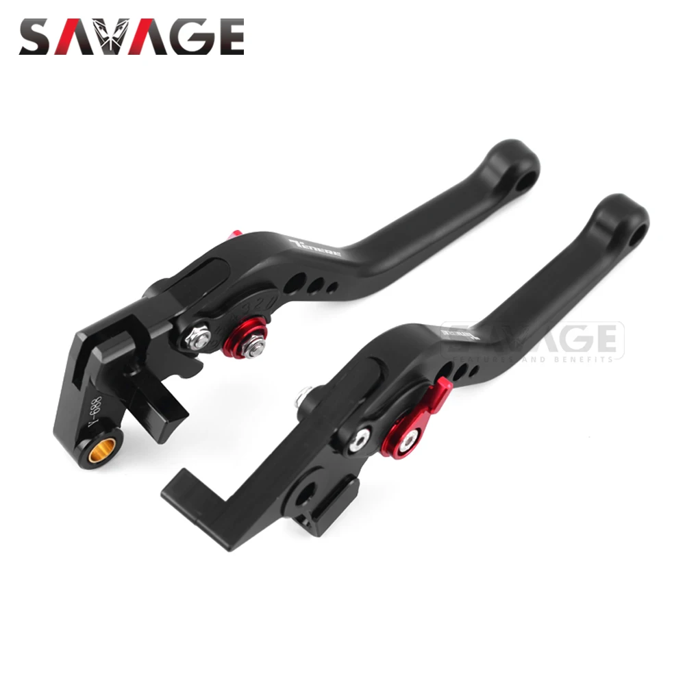 2026 Short Clutch Brake Lever For YAMAHA Tenere 700/World Raid/Rally Explore XTZ700 2019-2025 Motorcycle Adjustable Handles