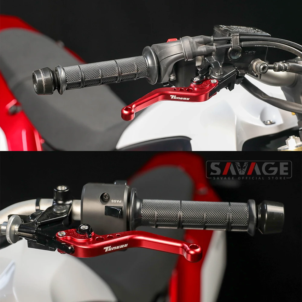 2026 Short Clutch Brake Lever For YAMAHA Tenere 700/World Raid/Rally Explore XTZ700 2019-2025 Motorcycle Adjustable Handles