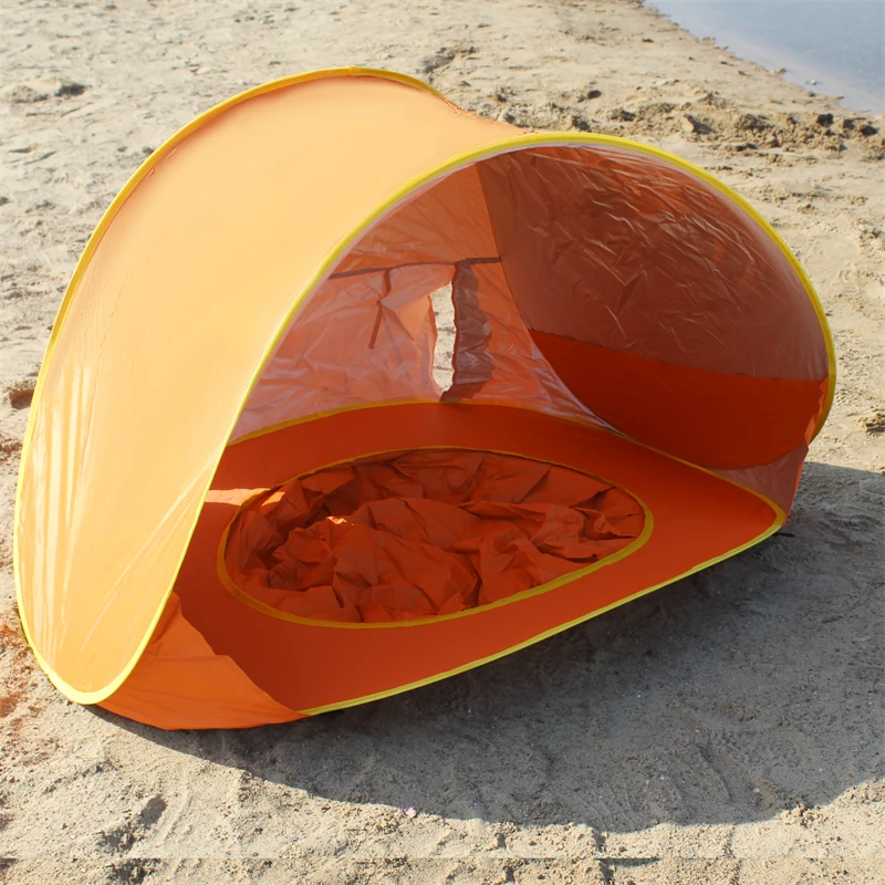 Baby Beach Tent with Pool UV Protection Sunshelter Pop Up Portable Shade Pool Child Kid Outdoor Fun-Play Instant Camping Tent