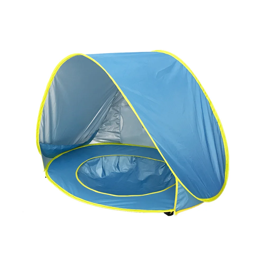 Baby Beach Tent with Pool UV Protection Sunshelter Pop Up Portable Shade Pool Child Kid Outdoor Fun-Play Instant Camping Tent