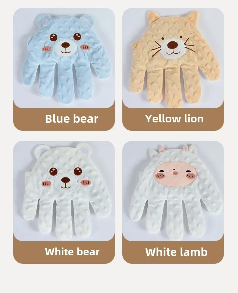 Babies Soothing Palms Baby Sleep Aid Infant Calming Sleeper with Safety Remote Control Slaps Plush Hand Palms for Toddler