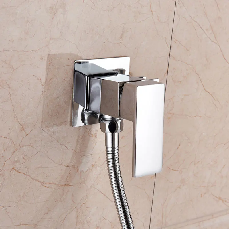 Portable Bidet Sprayer Set Black Bidet Faucet Stainless Steel Toilet Faucet Hot Cold Water Mixer Bathroom Shower Head