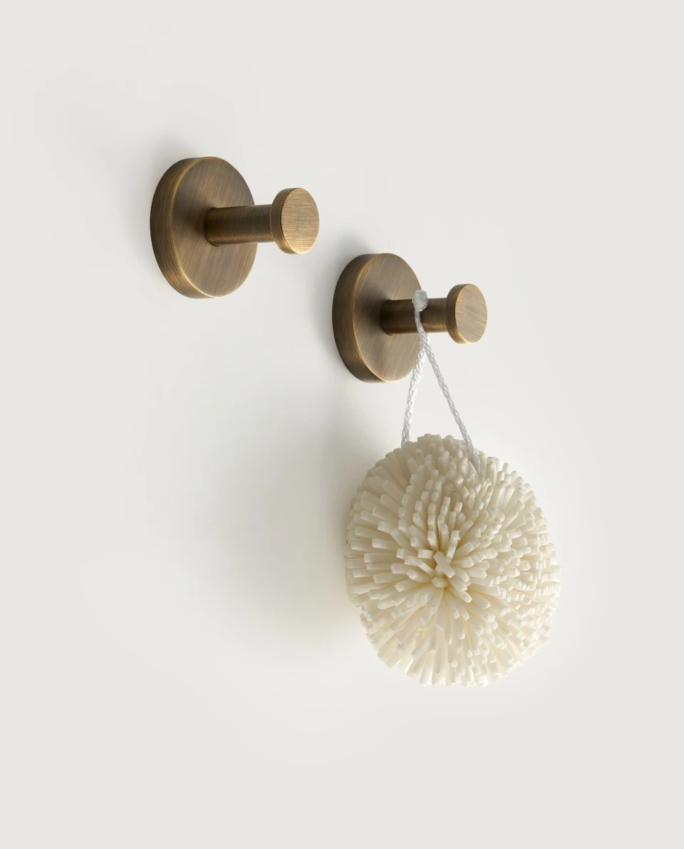NURLIN Brass Knurled Antique Bronze Bathroom Hardware Towel Rack Toilet Paper Holder Wall Hook