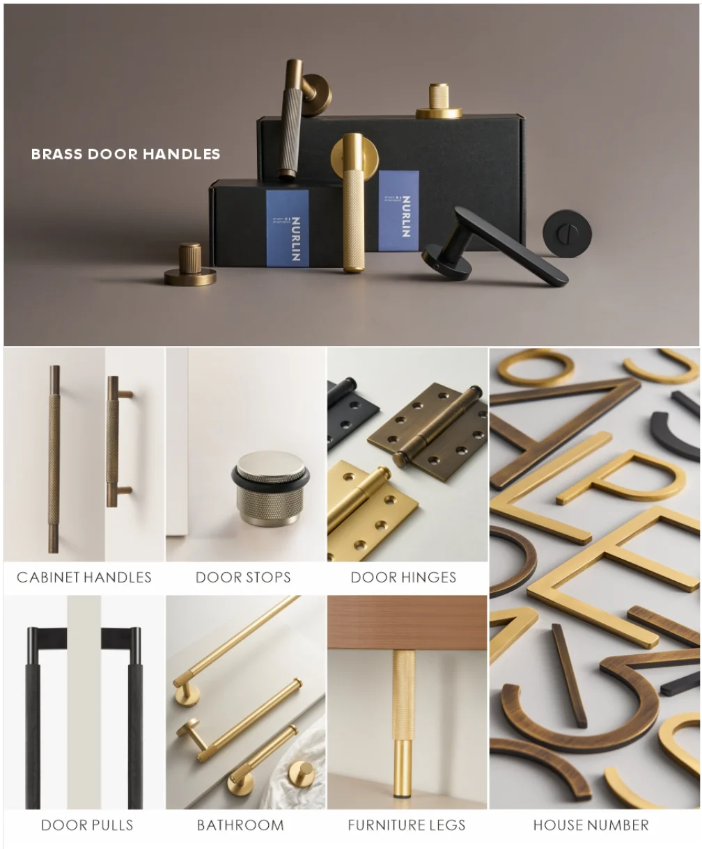 NURLIN Brass Knurled Antique Bronze Bathroom Hardware Towel Rack Toilet Paper Holder Wall Hook