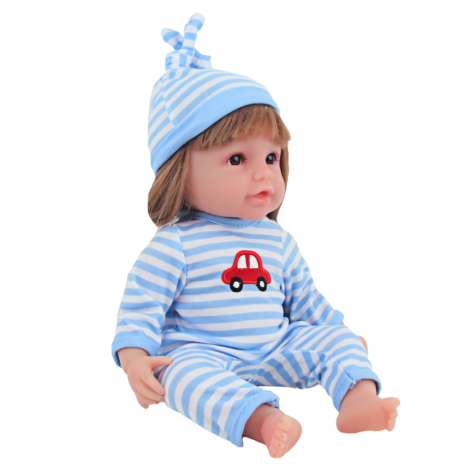 12-inch New Baby Girl Doll Clothes Cute Rabbit Car Chick Jumpsuits Pajamas For 30cm Cotton Doll Toy Accessories