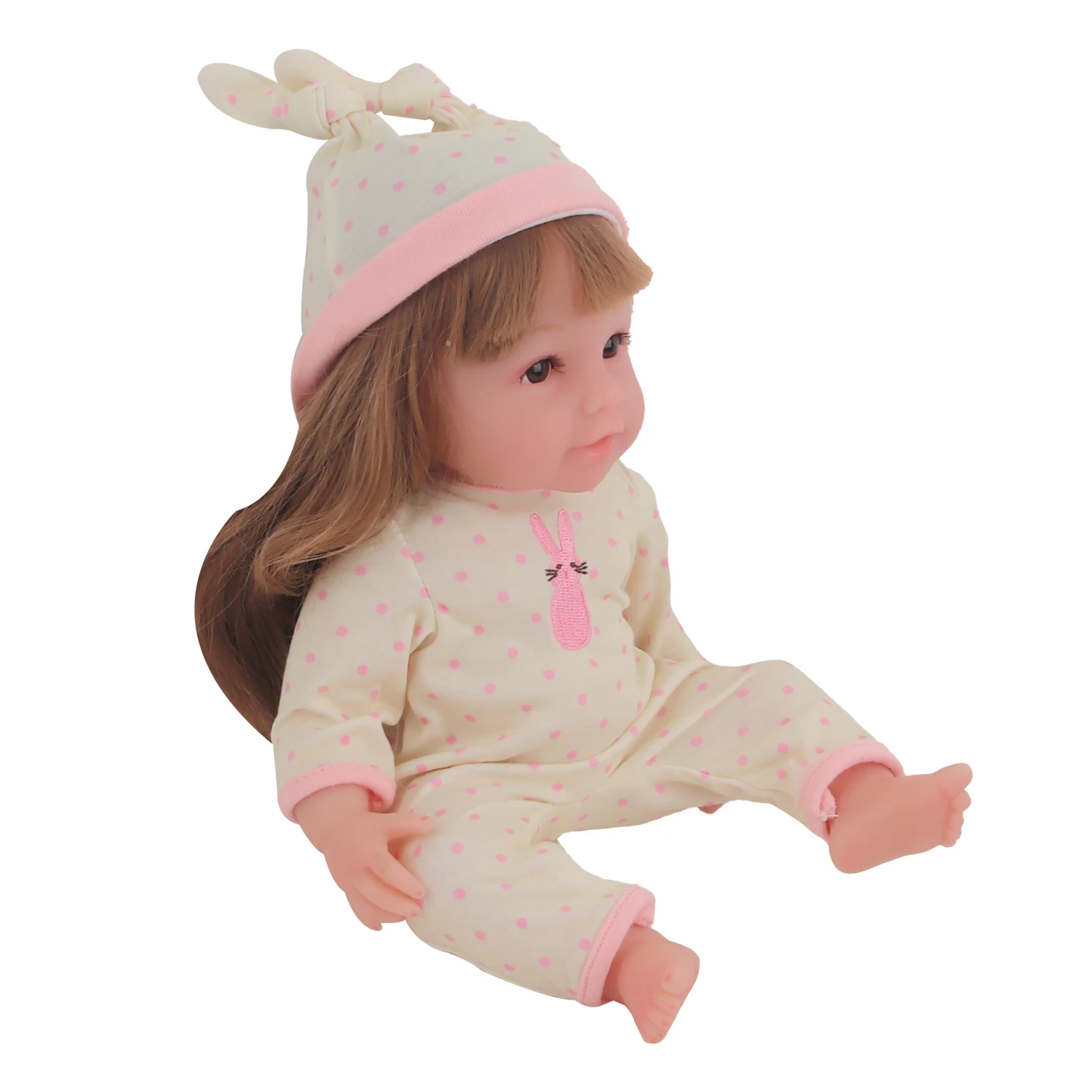 12-inch New Baby Girl Doll Clothes Cute Rabbit Car Chick Jumpsuits Pajamas For 30cm Cotton Doll Toy Accessories
